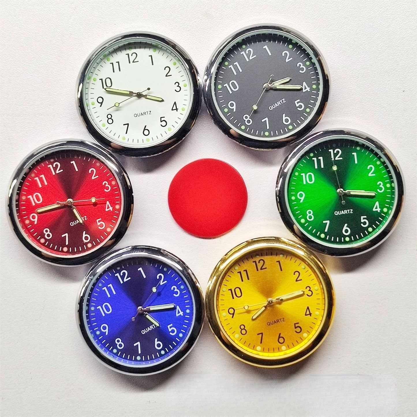 🔥Vintage gift-Luminous decoration mini clock for car/motorcycle/Sewing machine