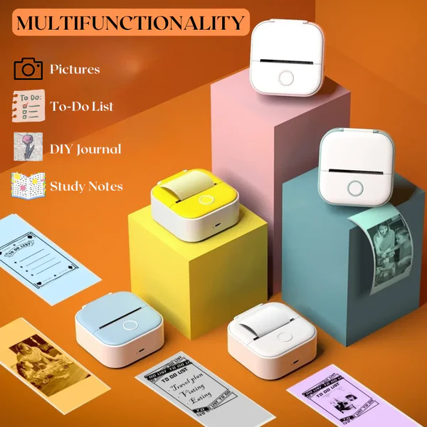 Mini Portable Printer - Home Learning - Handbook Notes - Thermal Printer