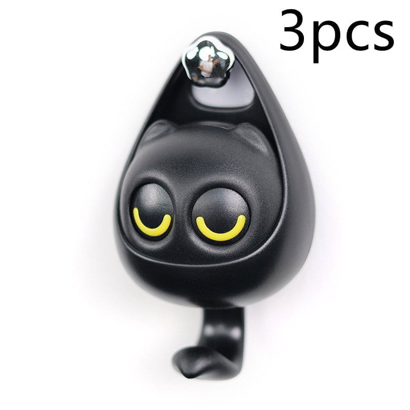 Cute Cat Coat Hook with Blinking Eyes
