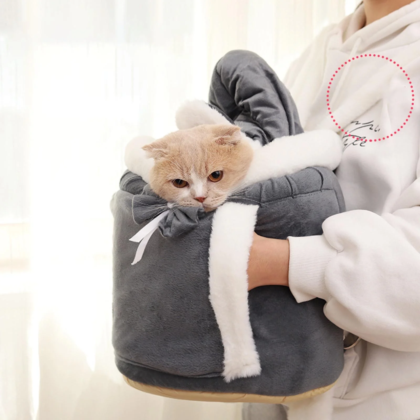 2-in-1 Cat & Dog Carrier Backpack