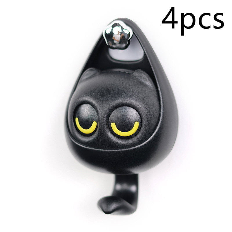Cute Cat Coat Hook with Blinking Eyes