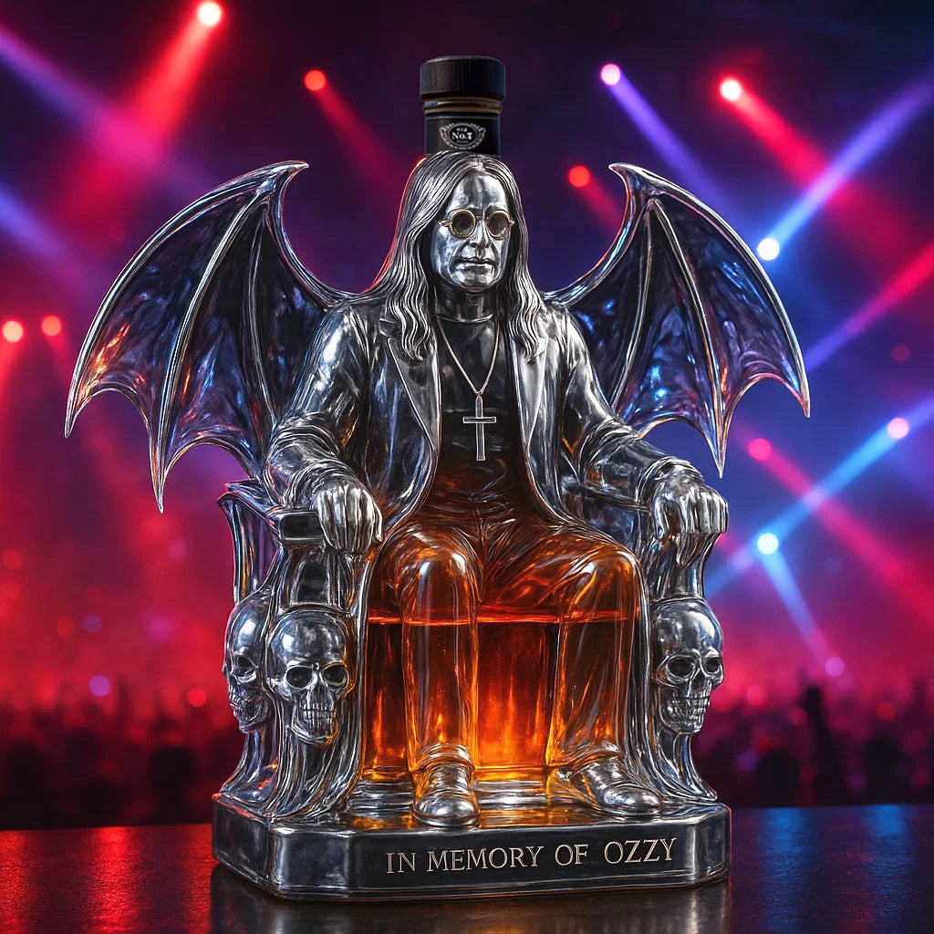 In Memory of Ozzy Bottle Decoration