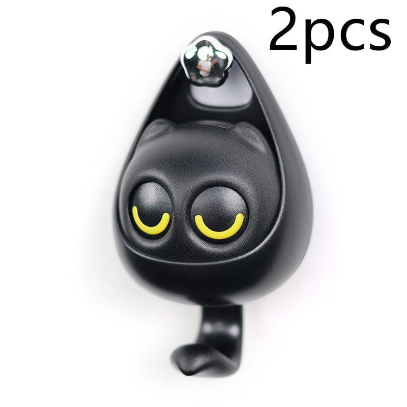 Cute Cat Coat Hook with Blinking Eyes