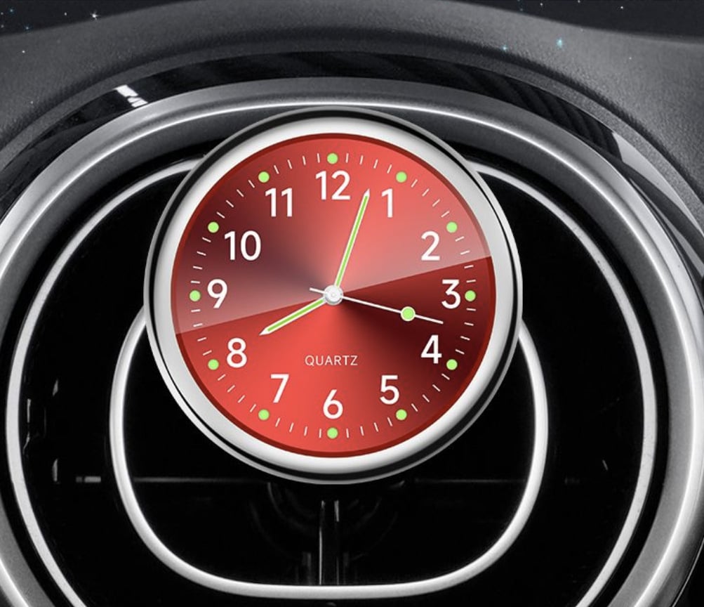 🔥Vintage gift-Luminous decoration mini clock for car/motorcycle/Sewing machine