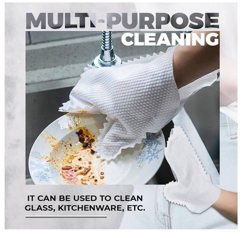 💥Last Day 70%OFF💥- Dust Removal Gloves (🔥BUY 5 GET 3 FREE)